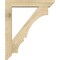 Ekena Millwork Balboa Slat Rough Sawn Bracket w/ Offset Brace, Douglas Fir, 6"W x 30"D x 36"H BKT0604X30X36BOA06RDF - alternate 2